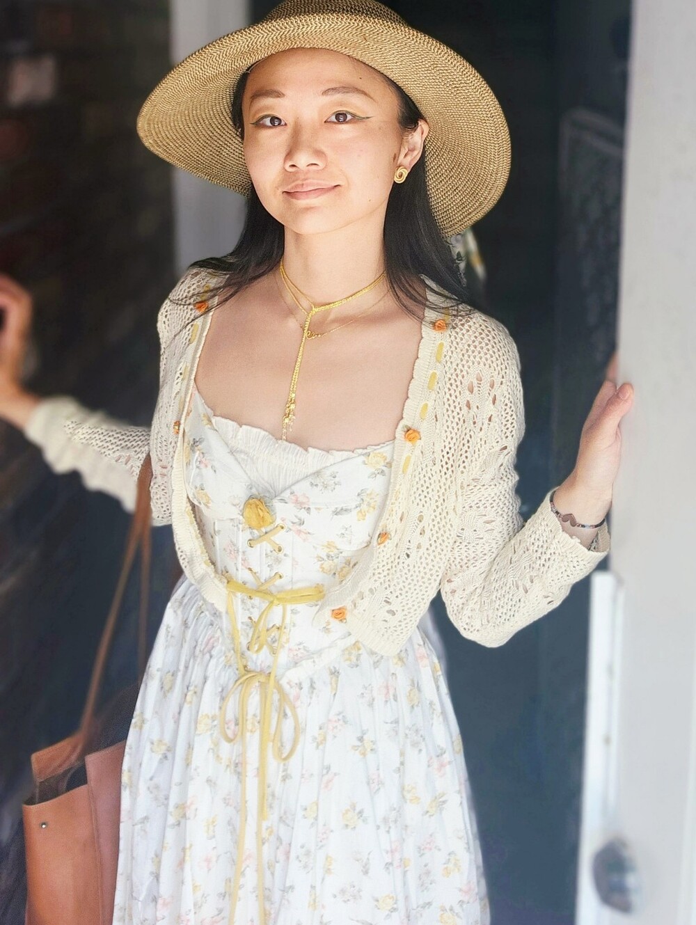 Lacemade Misty Tangerine Grove Corset Dress - Picture 10 of 10